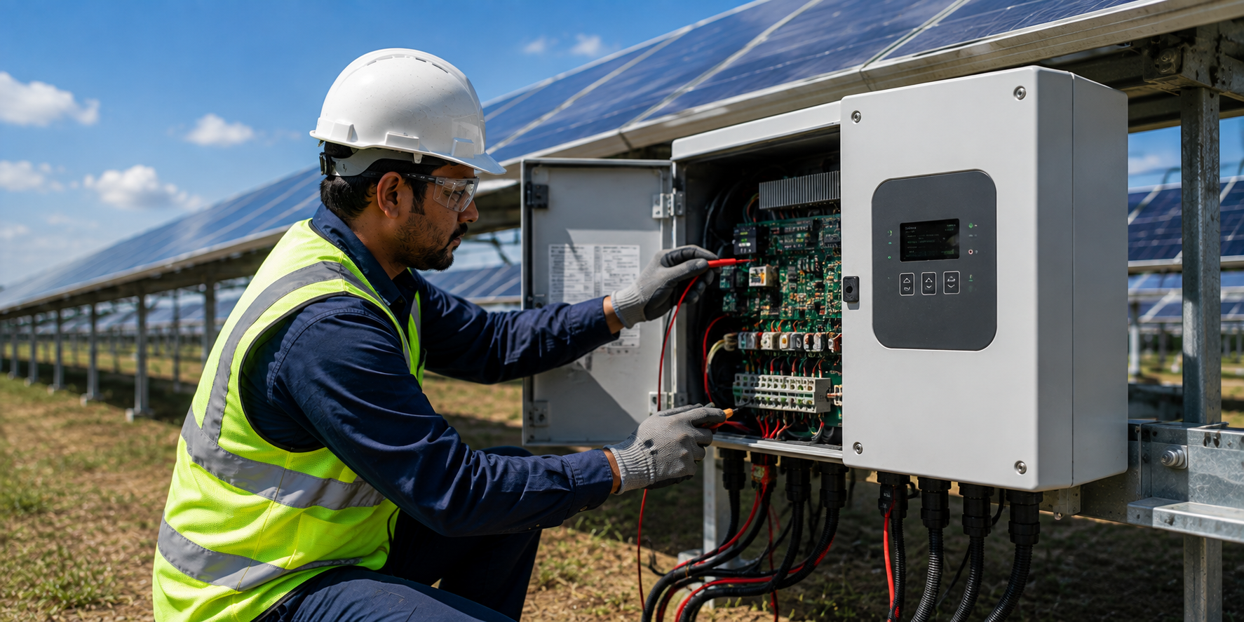 Solar inverter maintenance