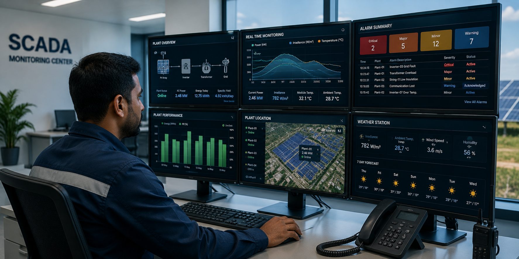 SCADA and remote monitoring